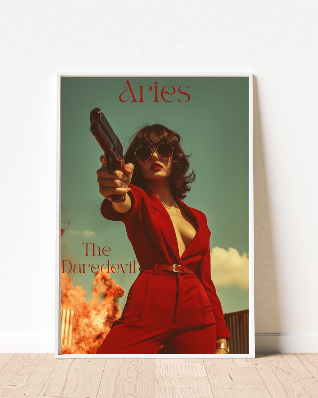 Aries Zodiac Art Print