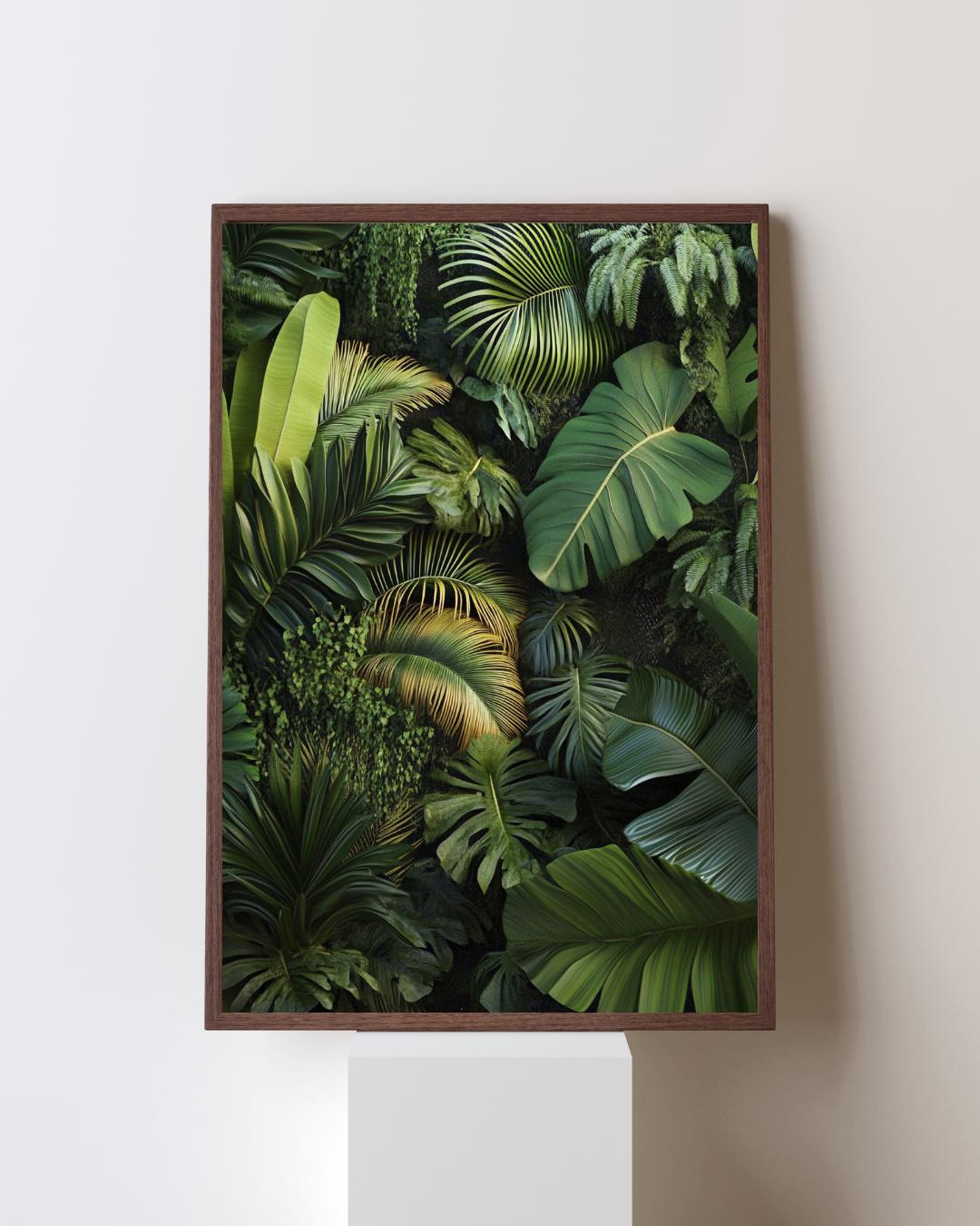 Tropical Foliage Art Print