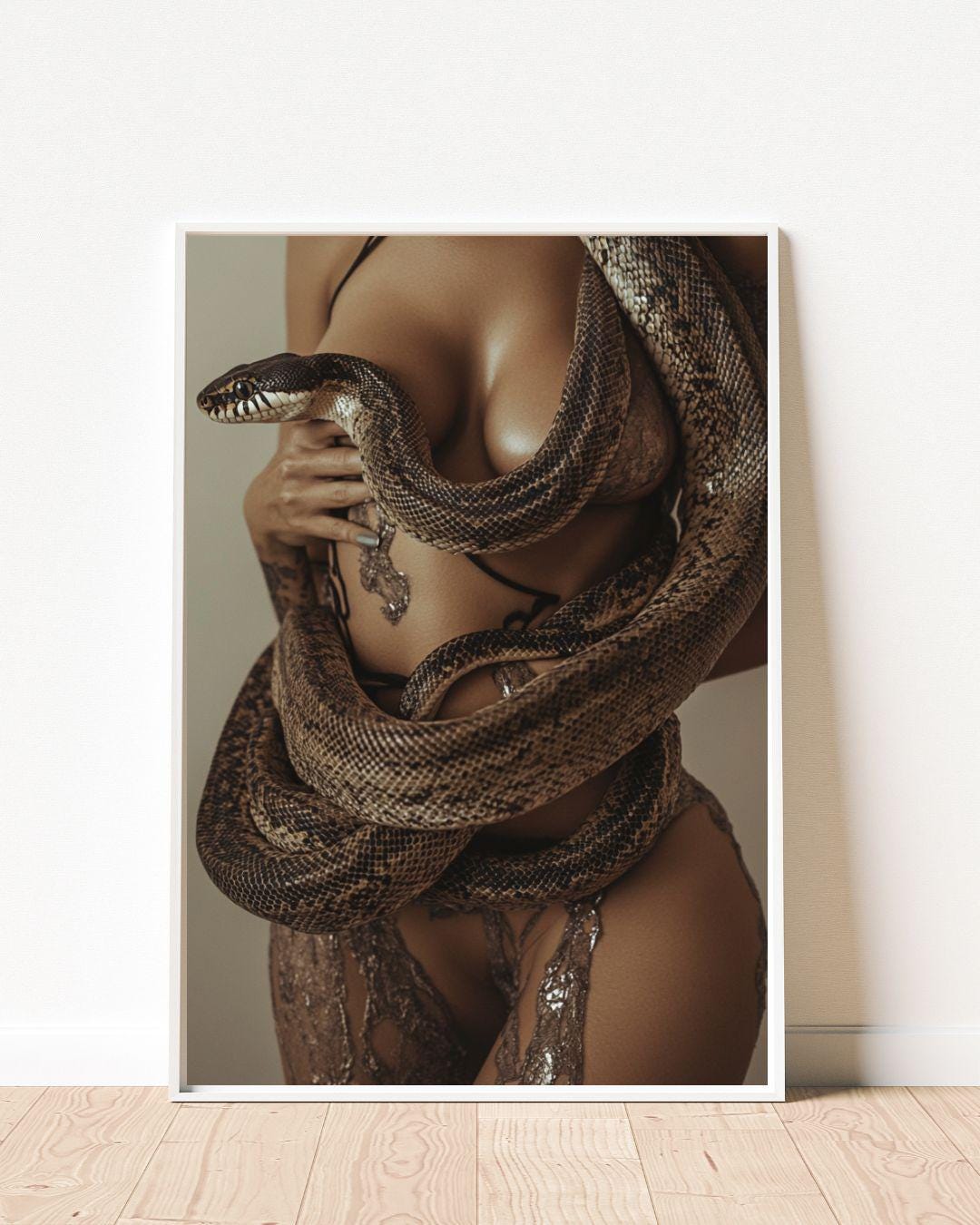 Snake Muse Art Print