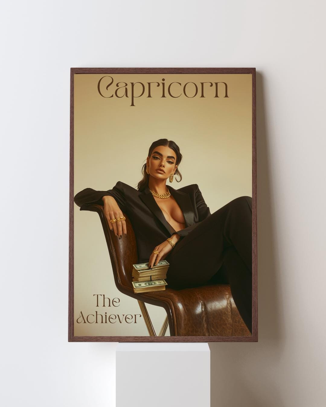 Capricorn Zodiac Sign Art Print