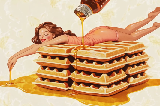 Waffle Woman Art Print