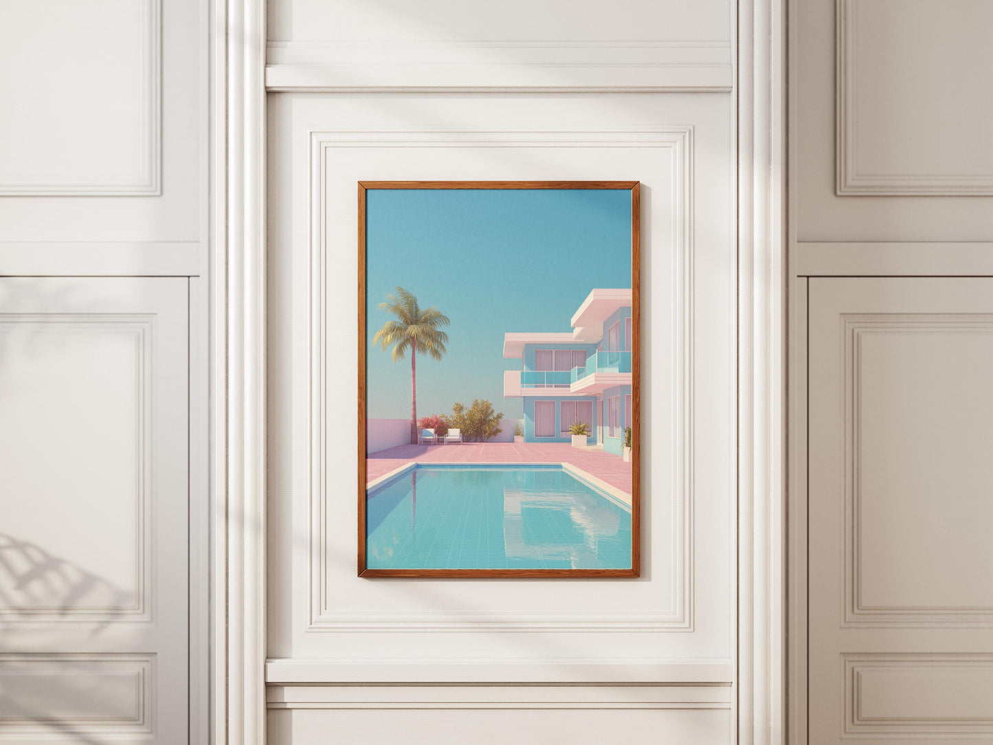 Retro Motel Art Print