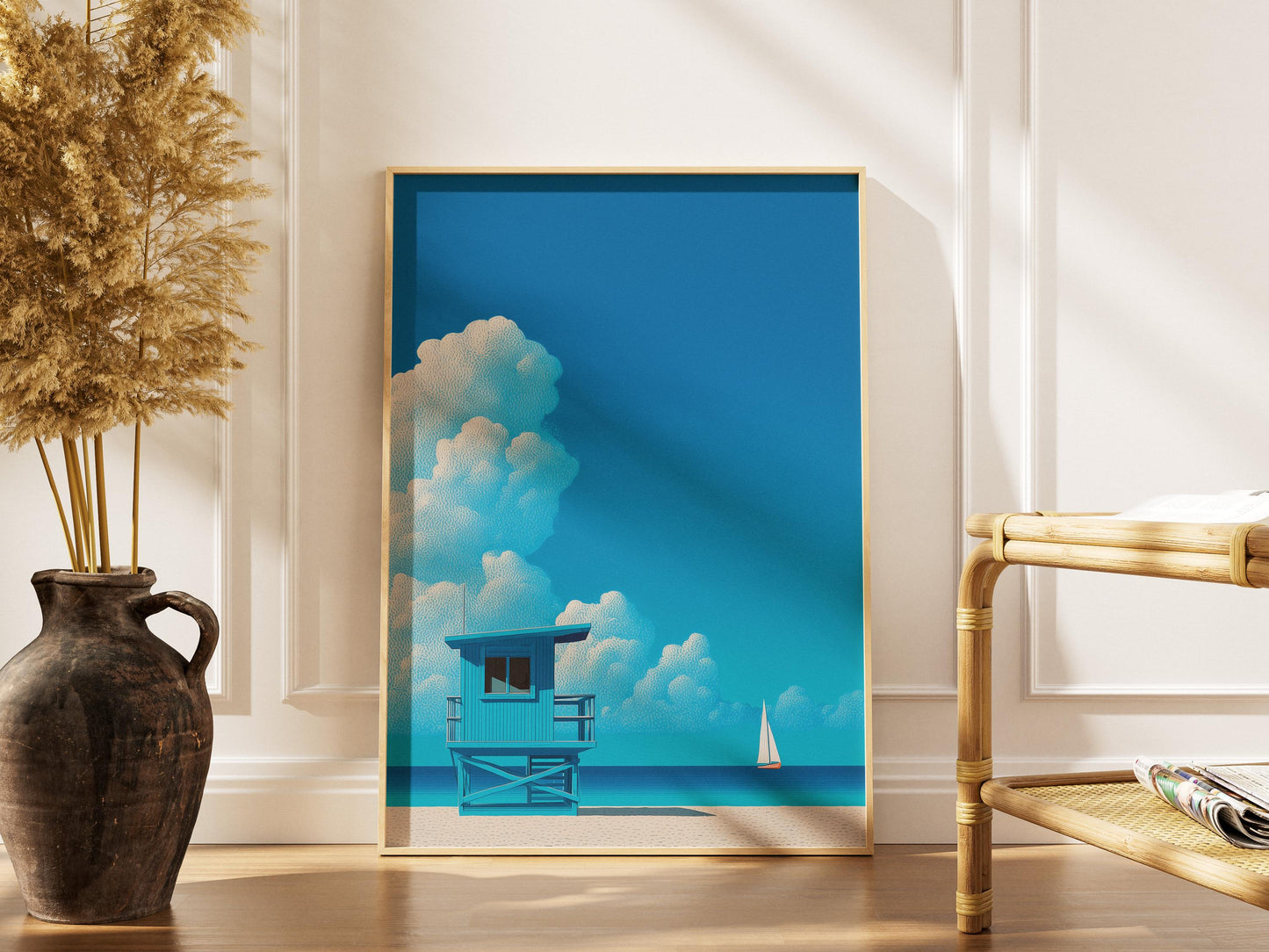 Coastal Beach Art Print