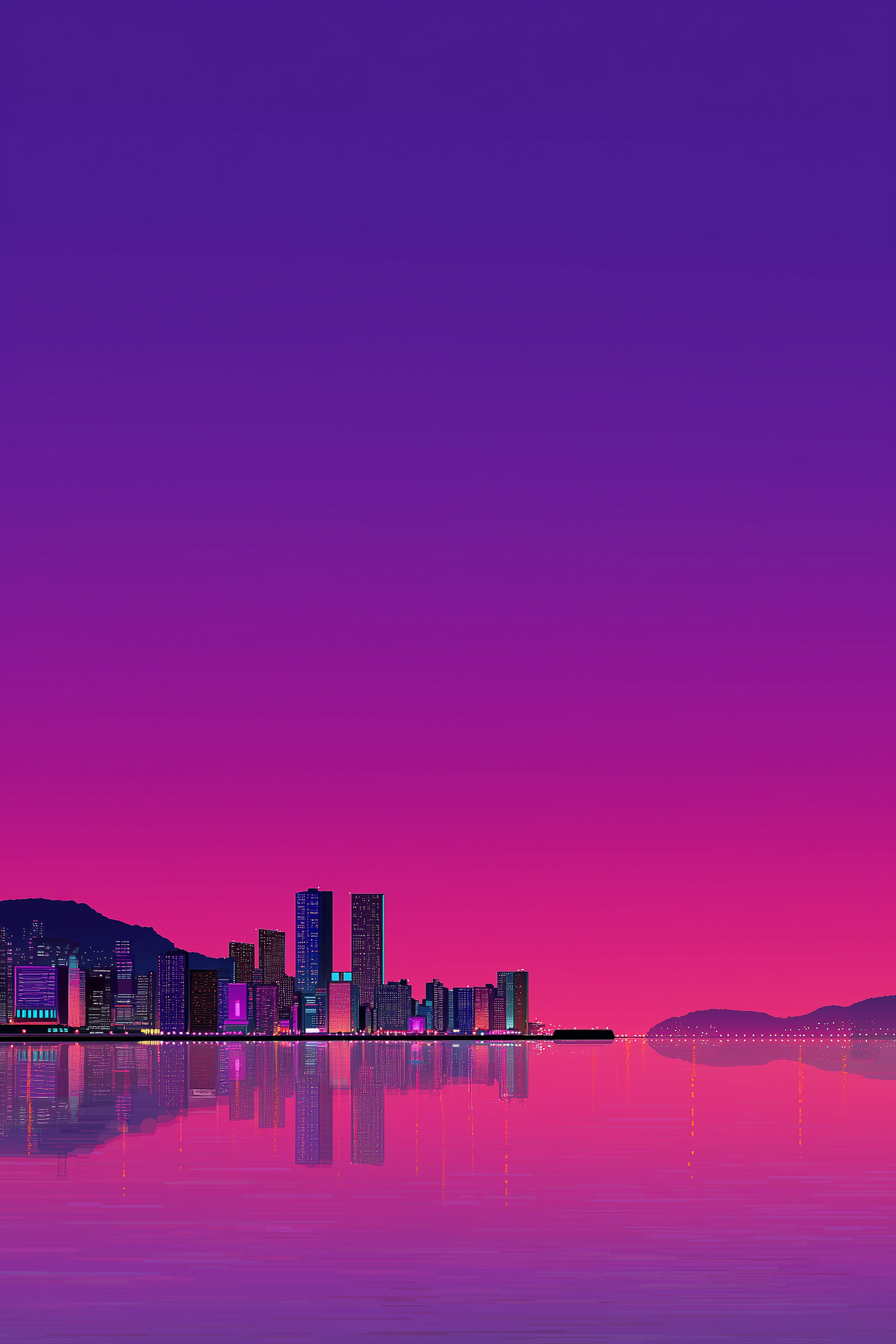 Vaporwave Cityscape Art Print