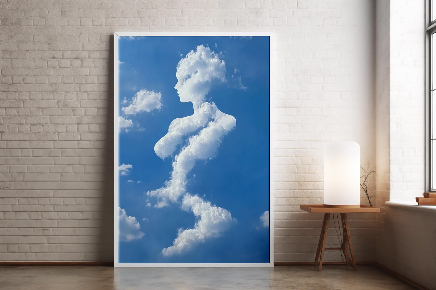 Cloud Woman Art Print