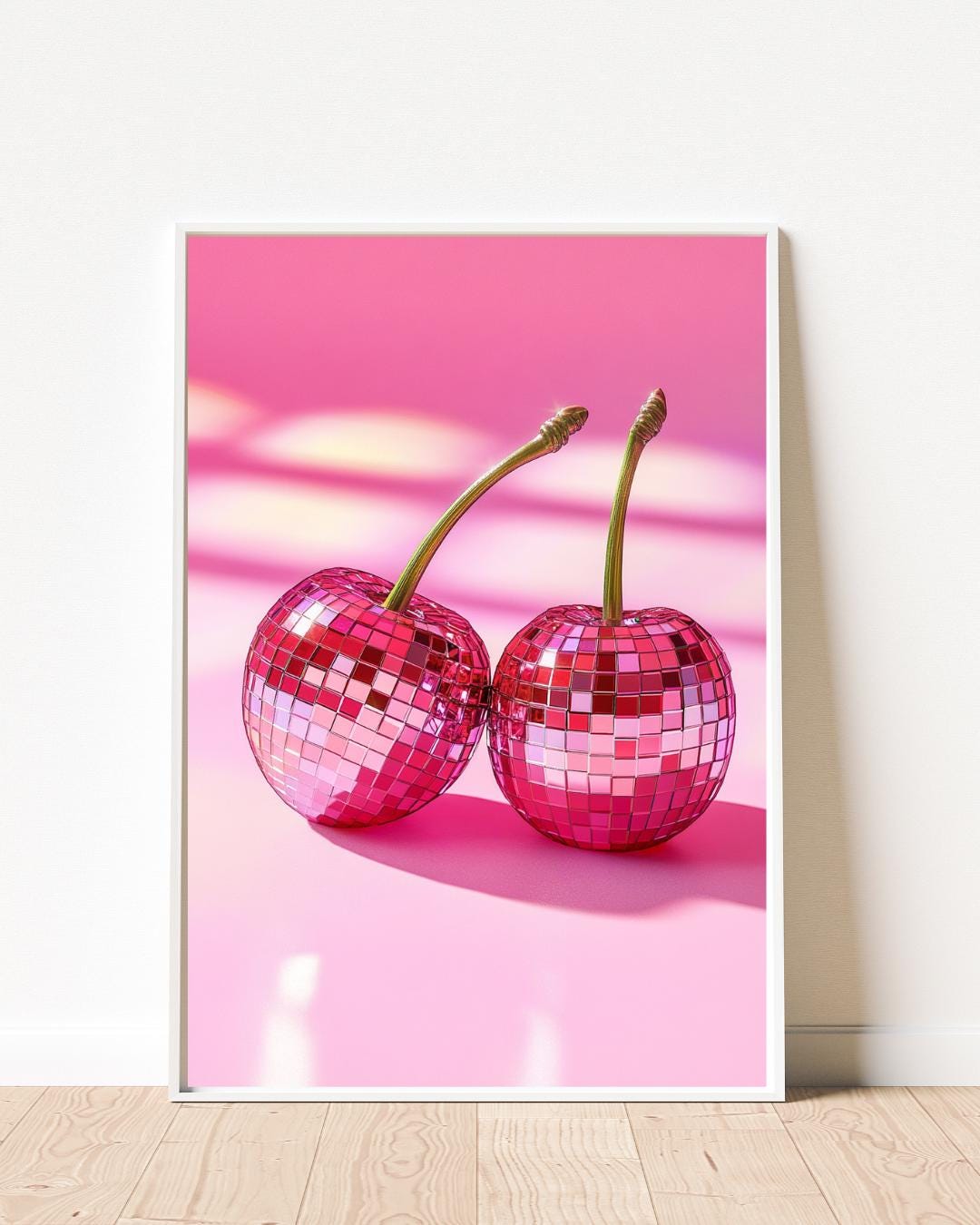 Disco Cherry Art Print