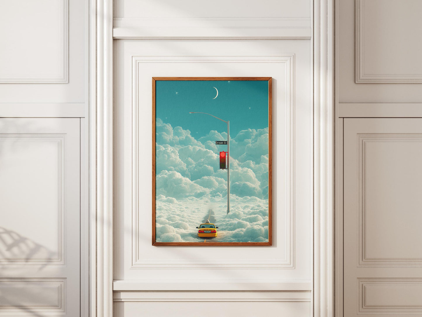 Dreamcore Cloud Taxi Art Print
