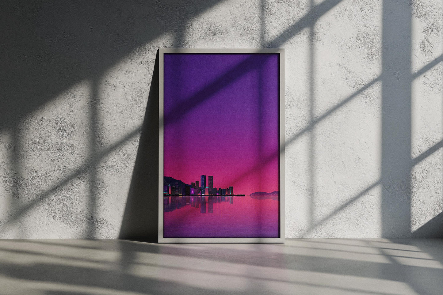 Vaporwave Cityscape Art Print