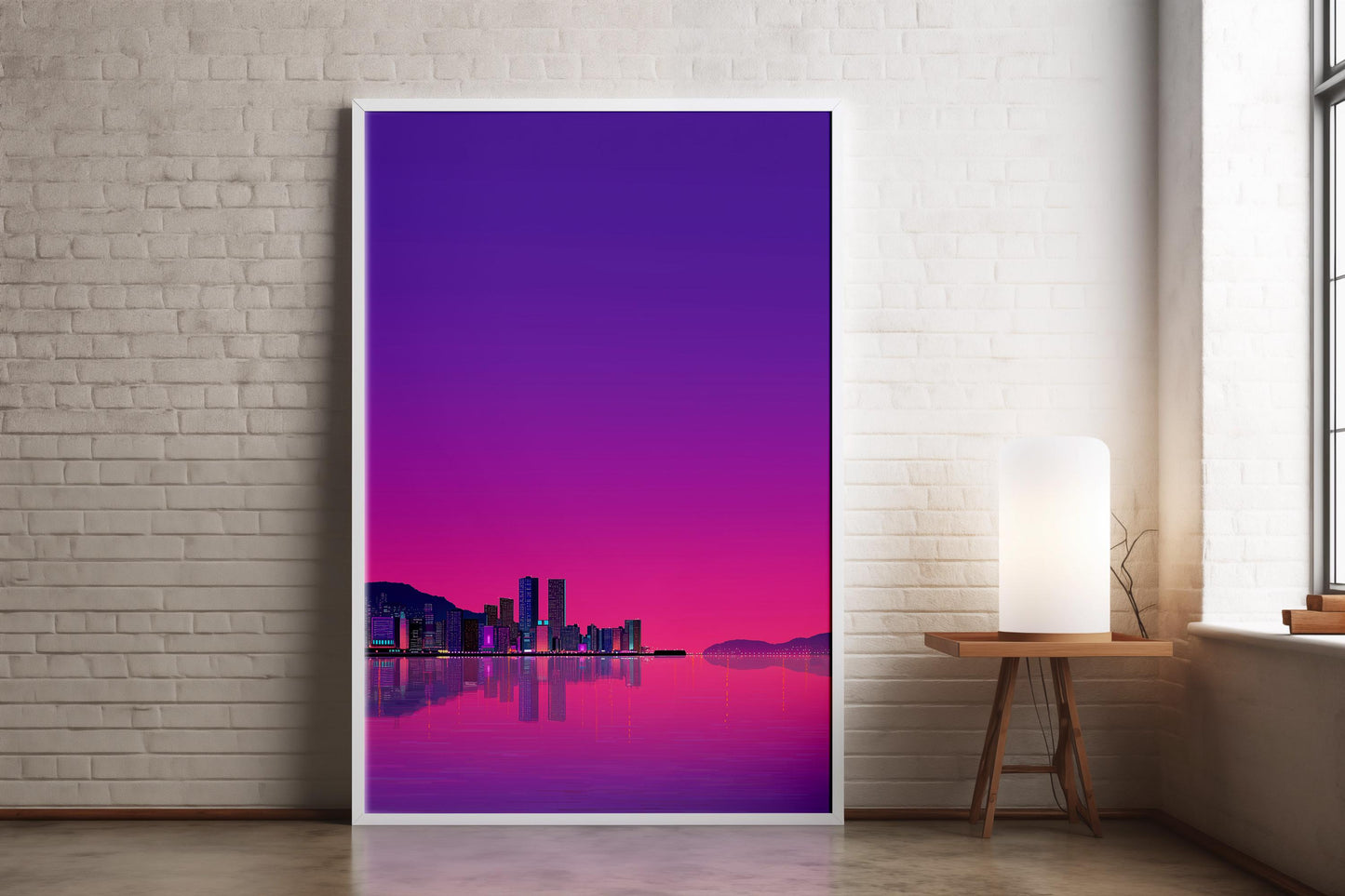 Vaporwave Cityscape Art Print
