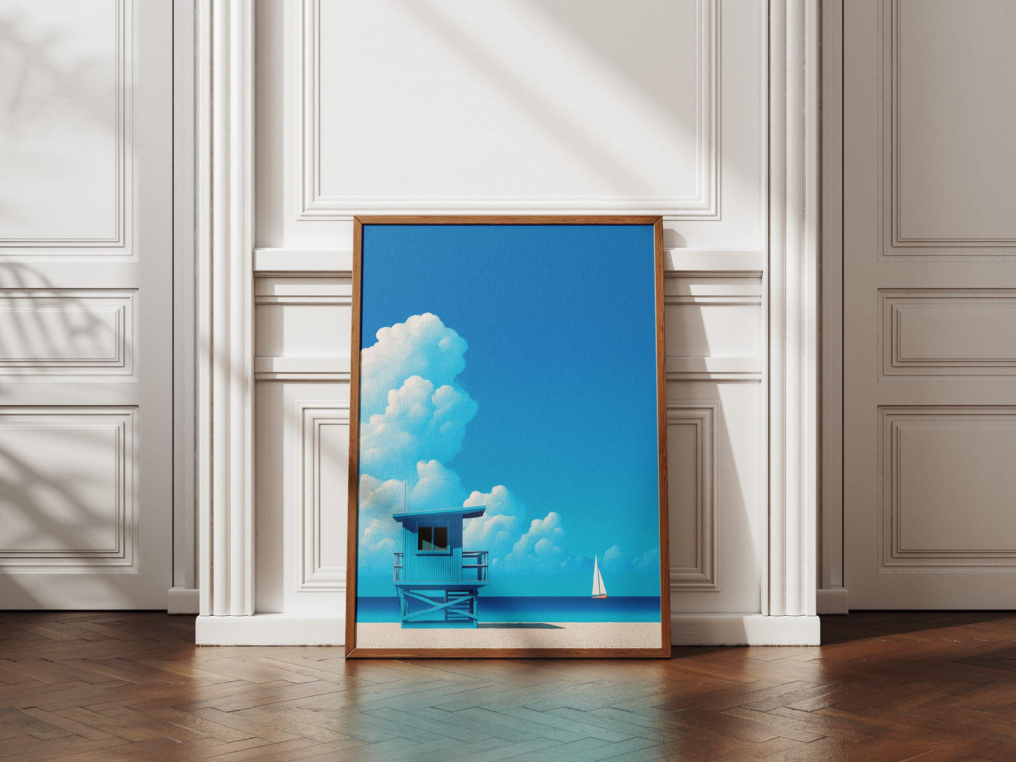 Coastal Beach Art Print