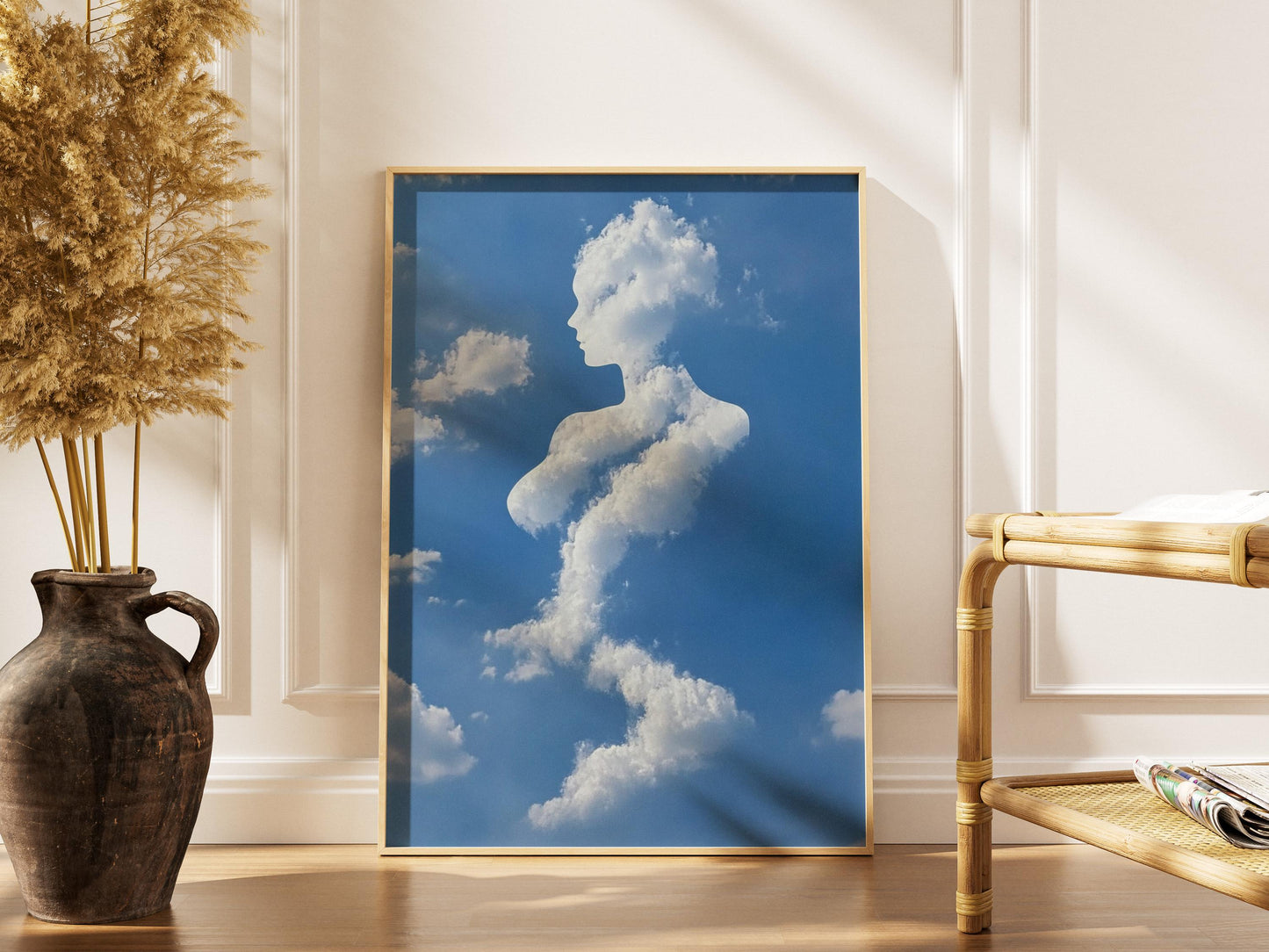Cloud Woman Art Print