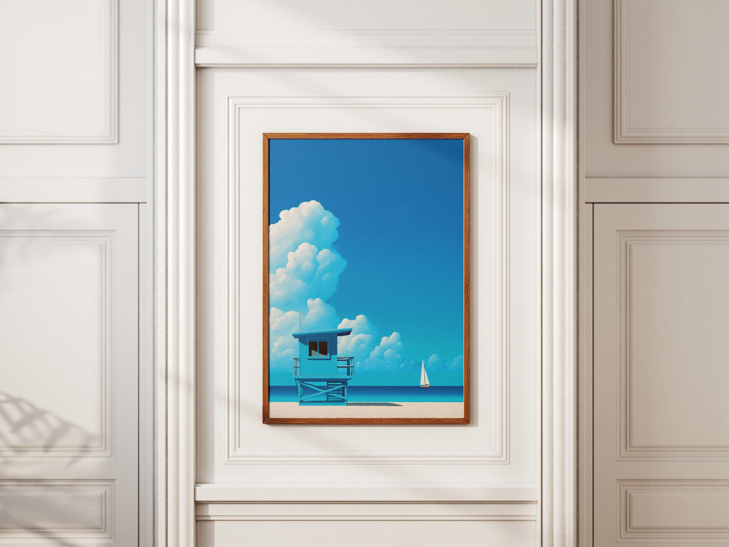 Coastal Beach Art Print