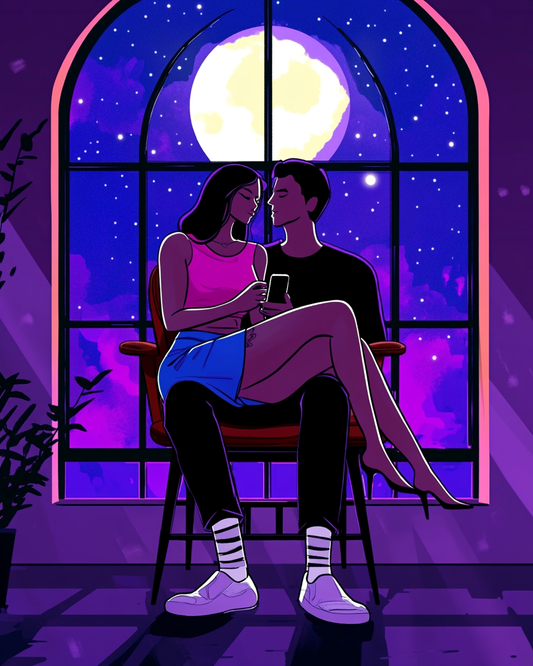 Romantic Couple Art Print