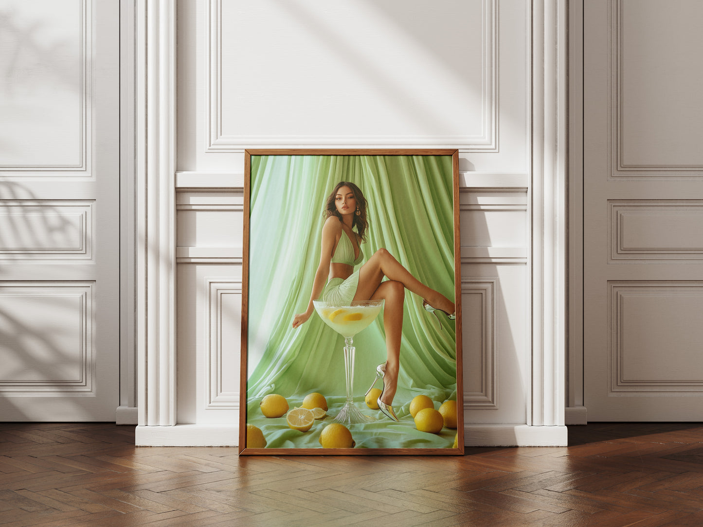 Gin Fizz Girl Art Print