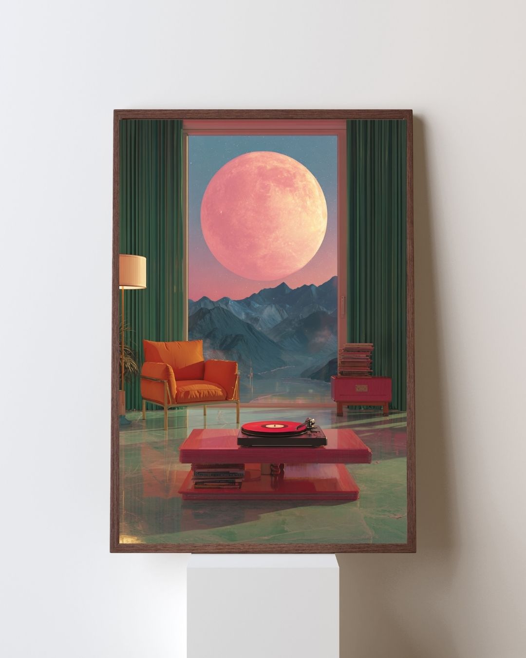 Retro Dreamcore Room Art Print