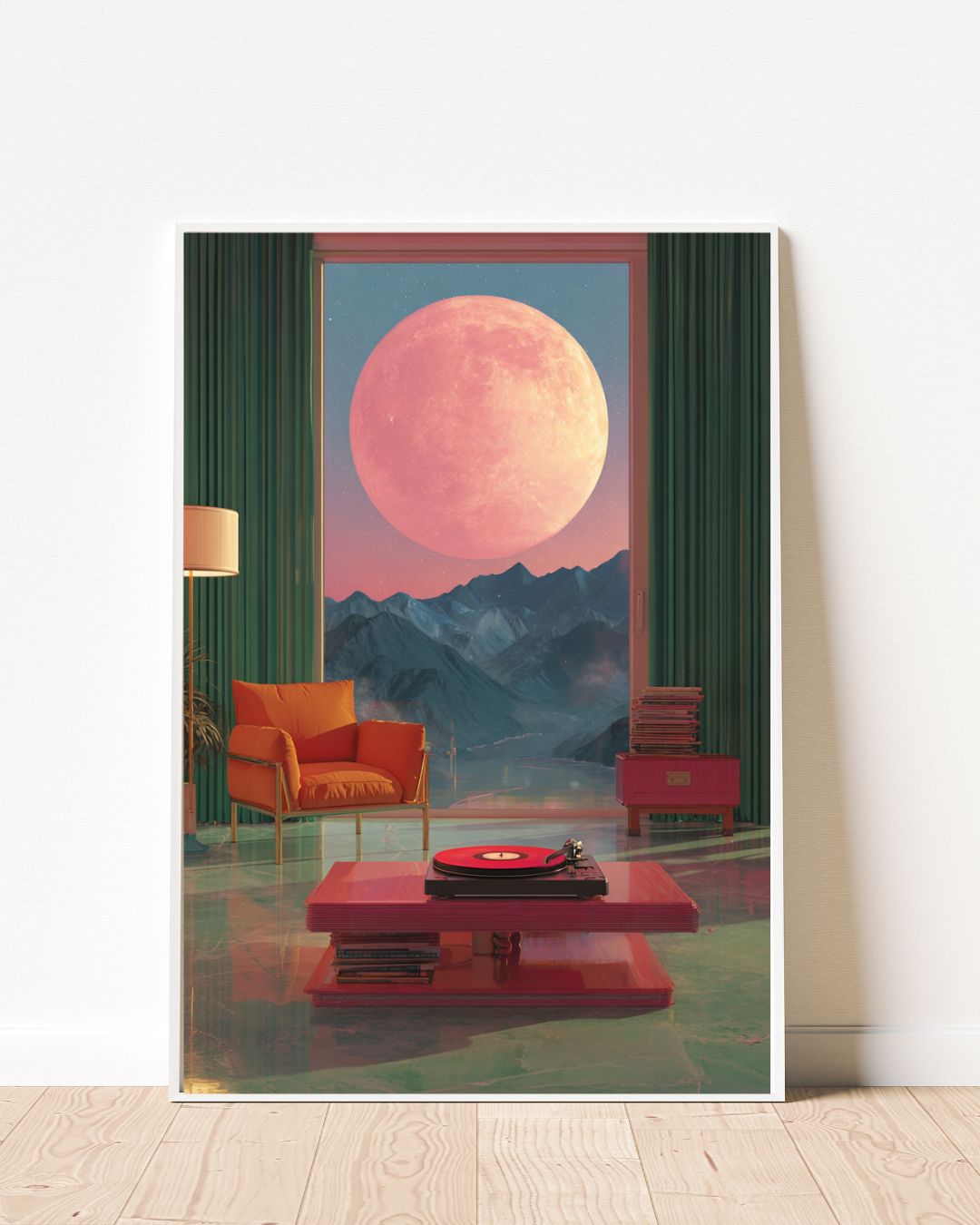 Retro Dreamcore Room Art Print