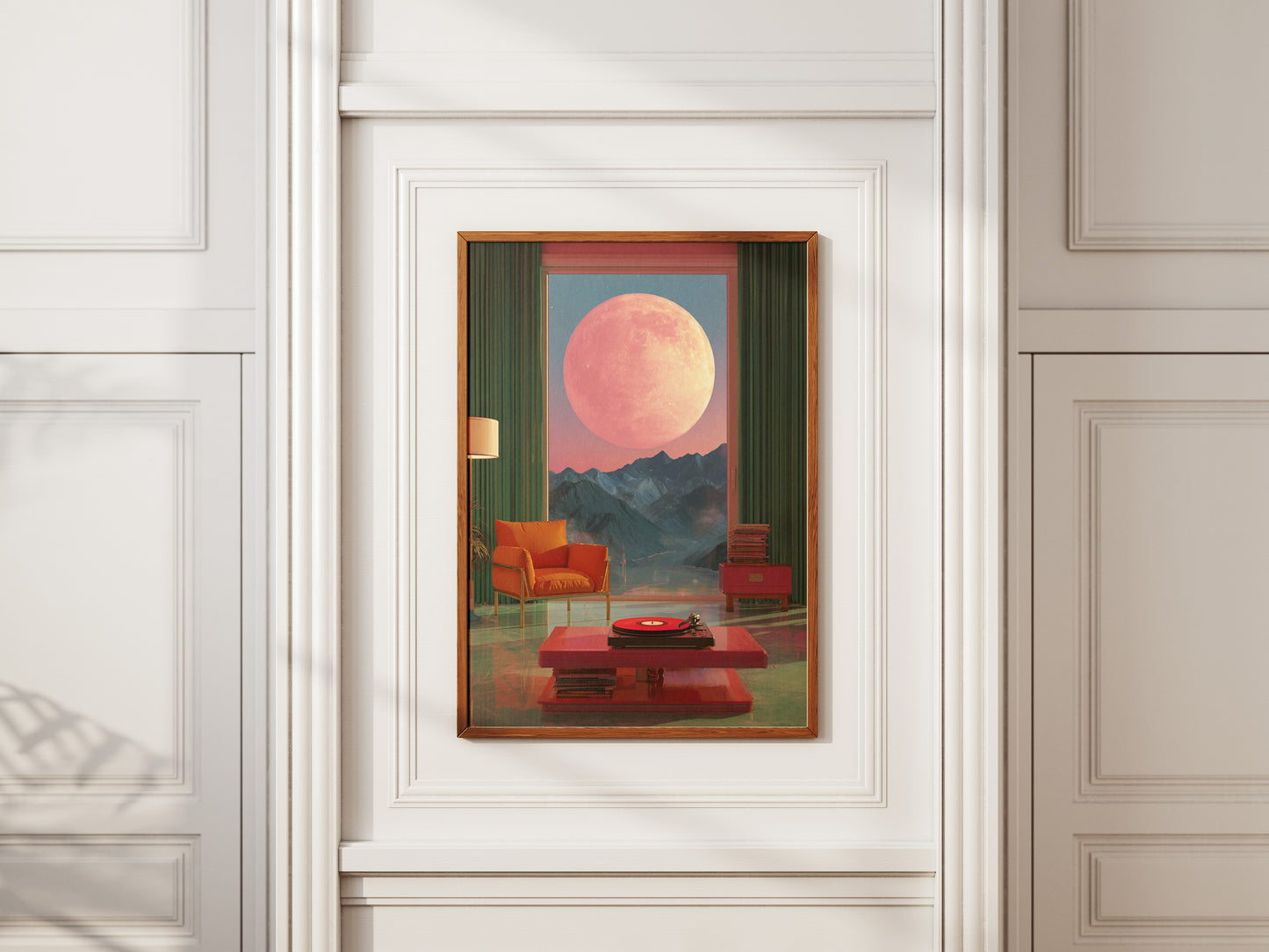 Retro Dreamcore Room Art Print