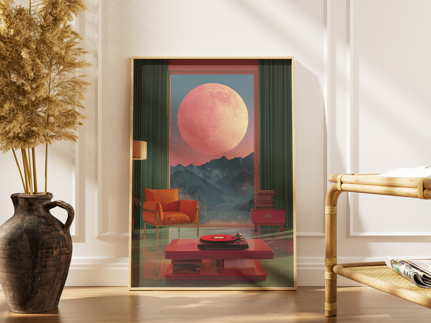 Retro Dreamcore Room Art Print