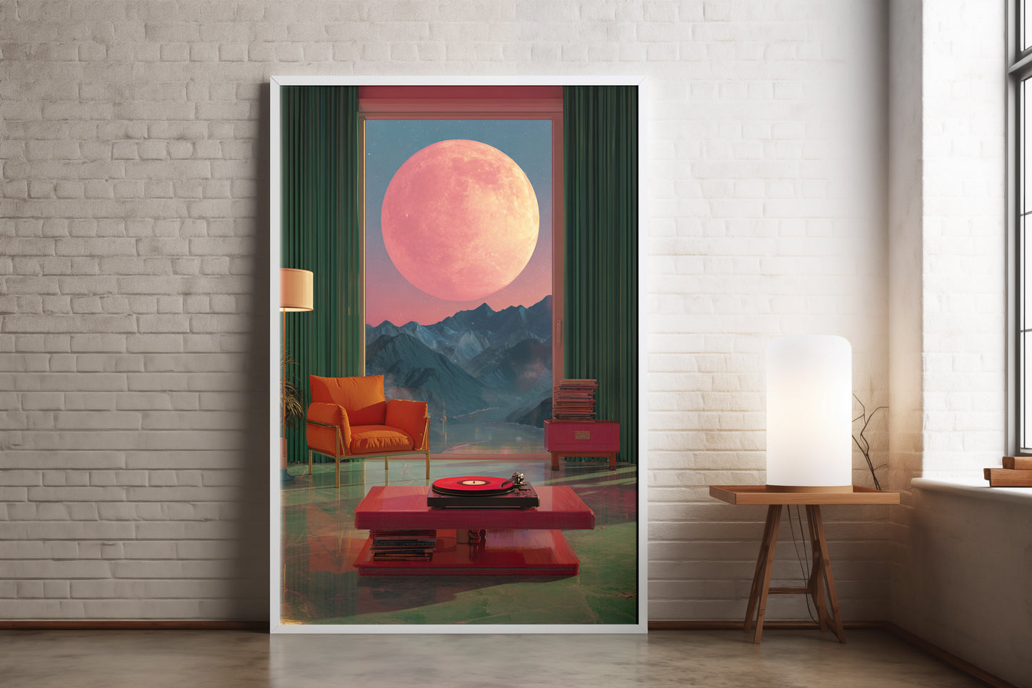 Retro Dreamcore Room Art Print