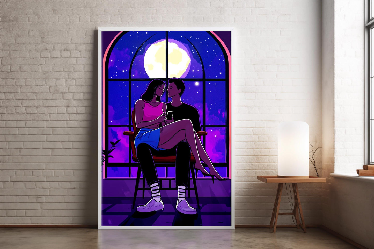 Romantic Couple Art Print