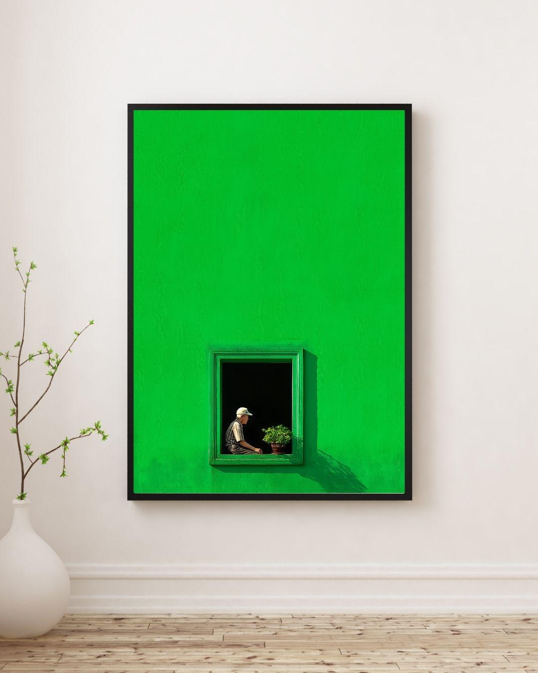 Green Wall Art Print