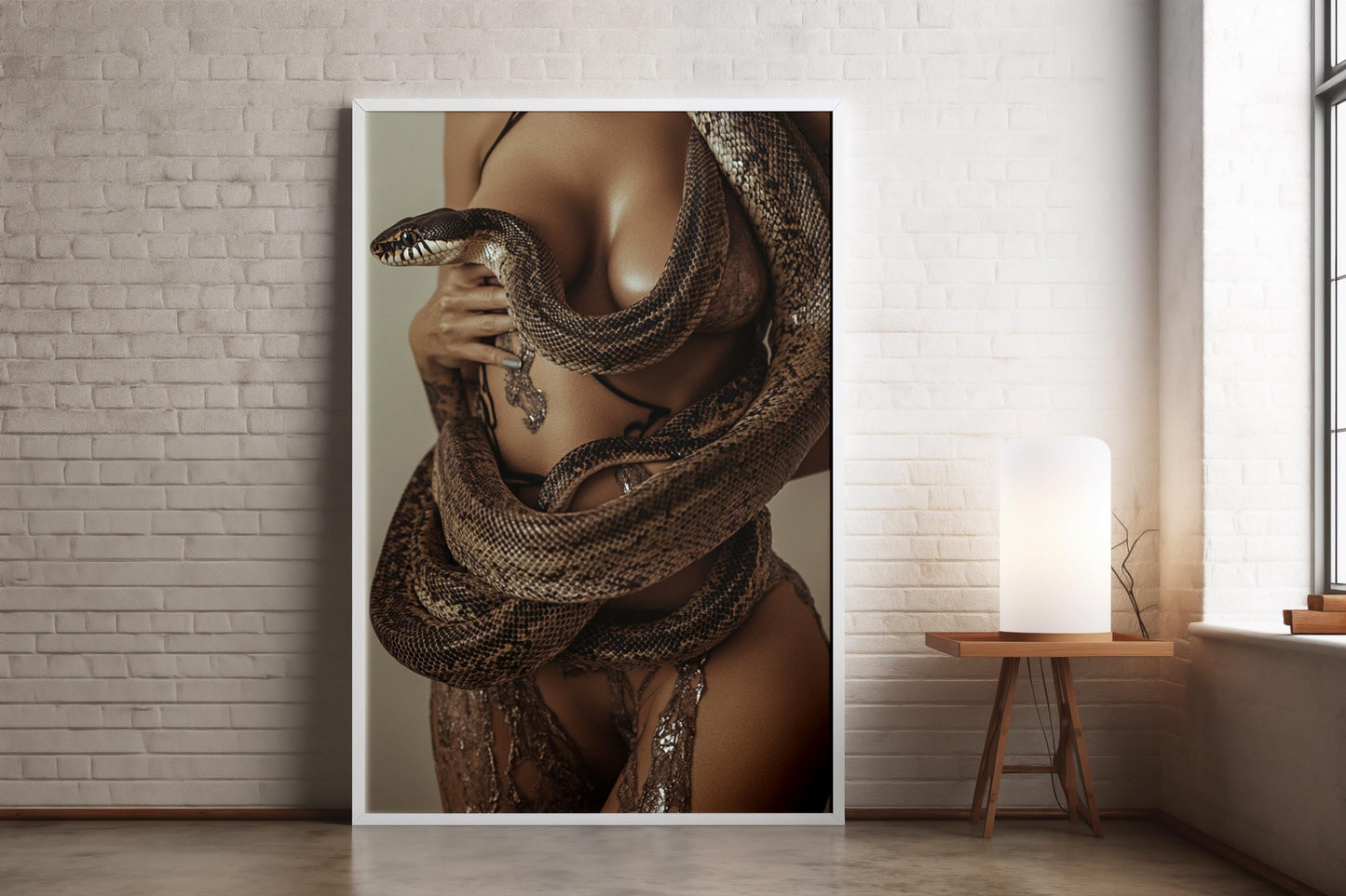 Snake Muse Art Print