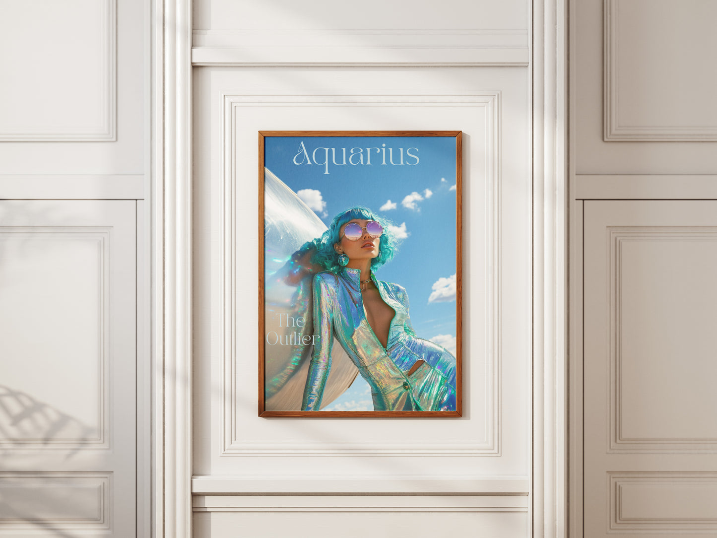 Aquarius Zodiac Sign Art Print