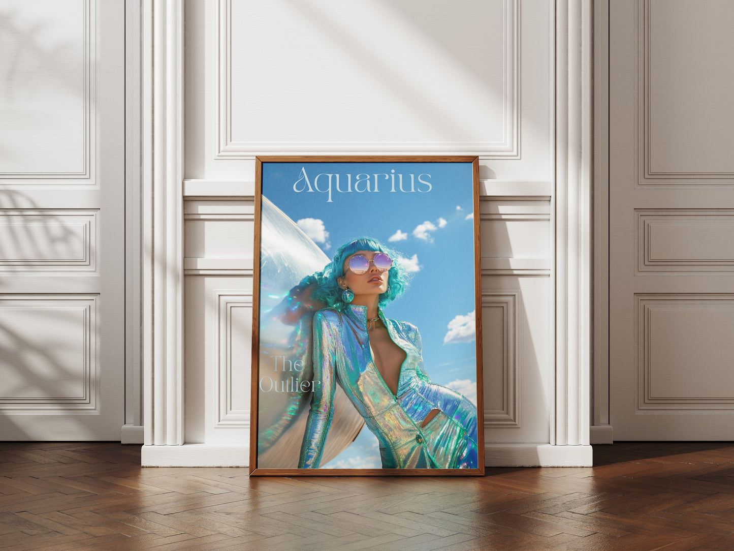 Aquarius Zodiac Sign Art Print