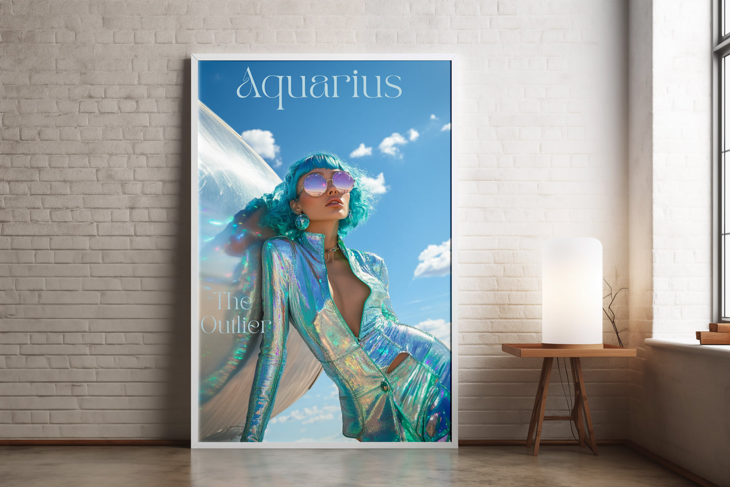 Aquarius Zodiac Sign Art Print