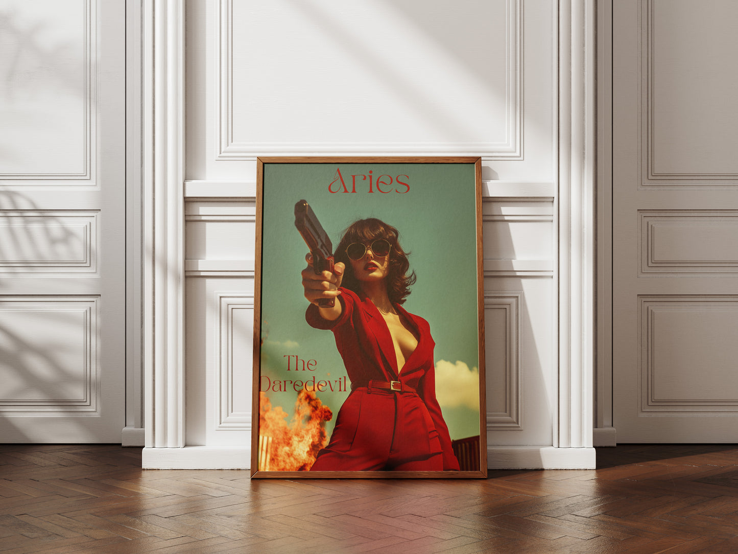 Aries Zodiac Art Print
