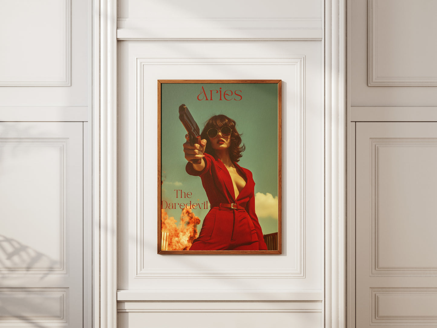Aries Zodiac Art Print