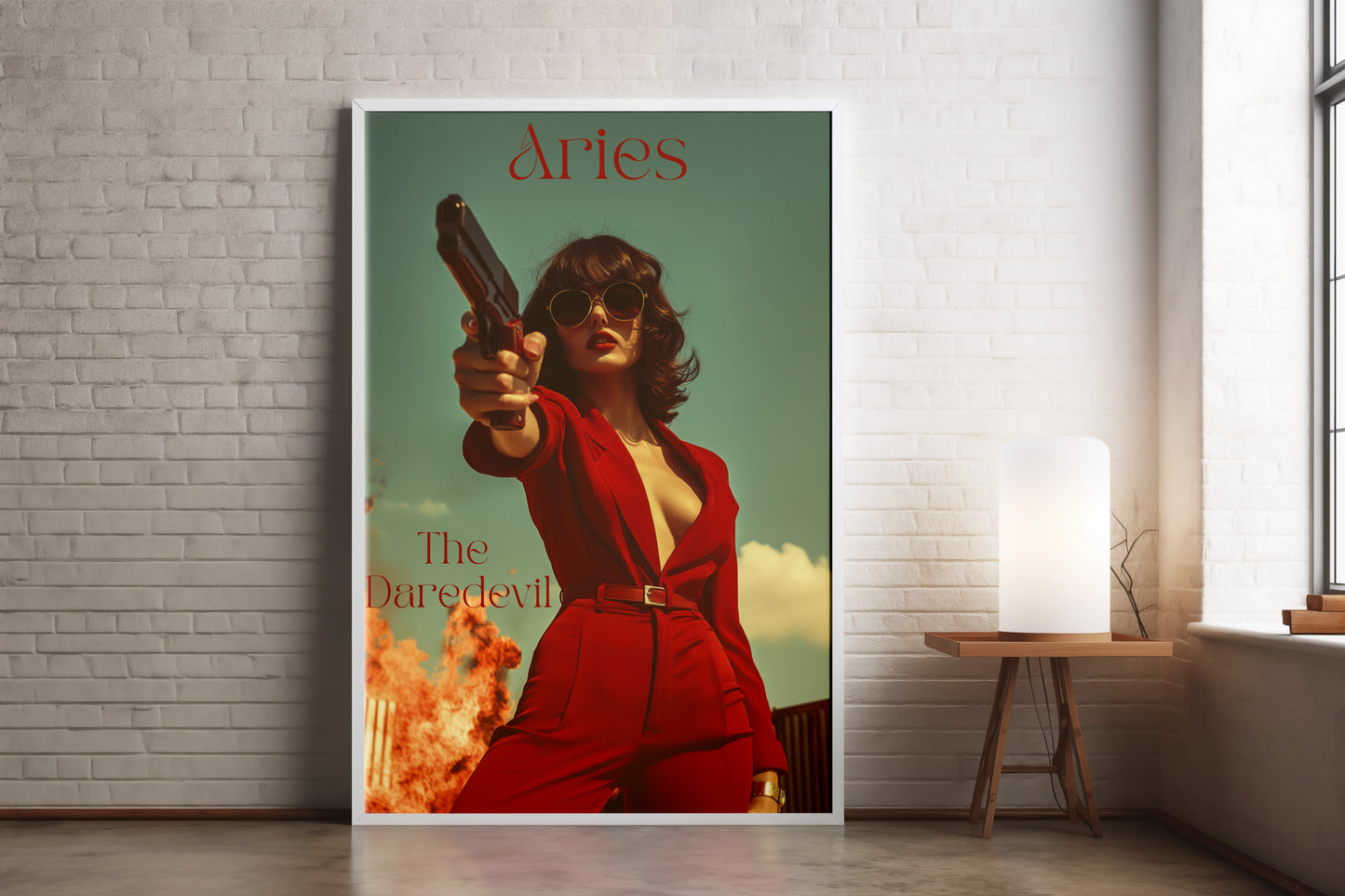 Aries Zodiac Art Print