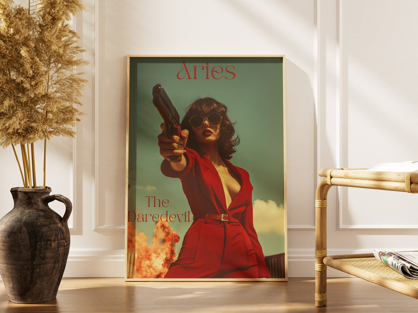 Aries Zodiac Art Print