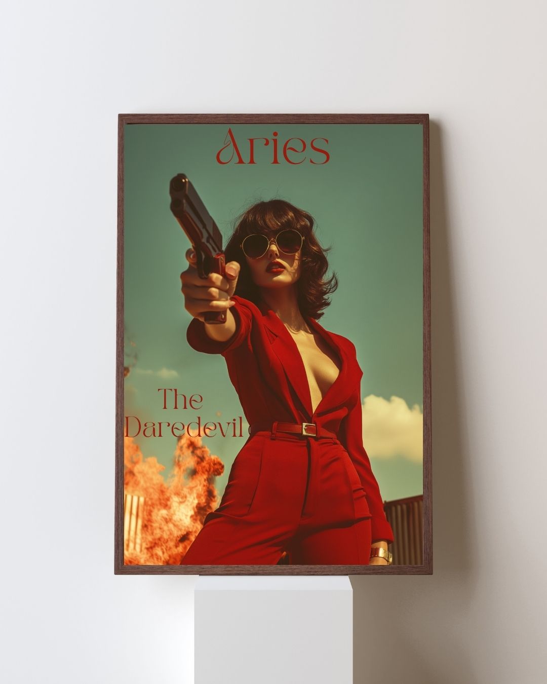Aries Zodiac Art Print