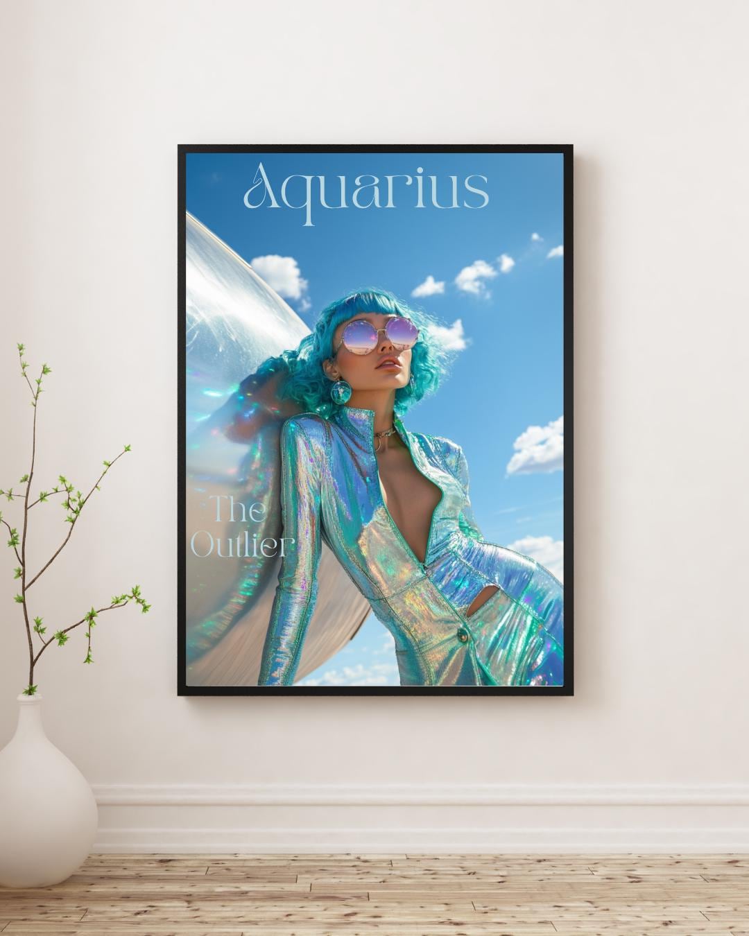 Aquarius Zodiac Sign Art Print