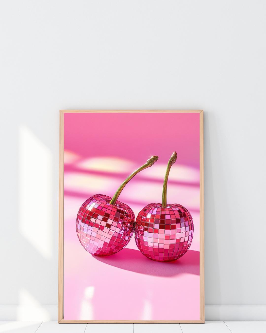 Disco Cherry Art Print