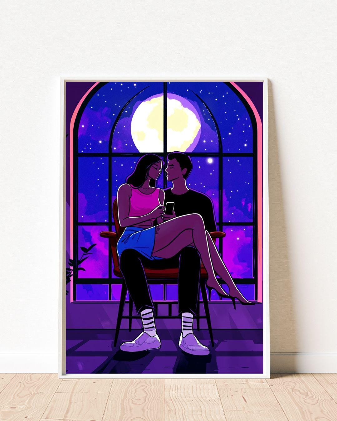 Romantic Couple Art Print