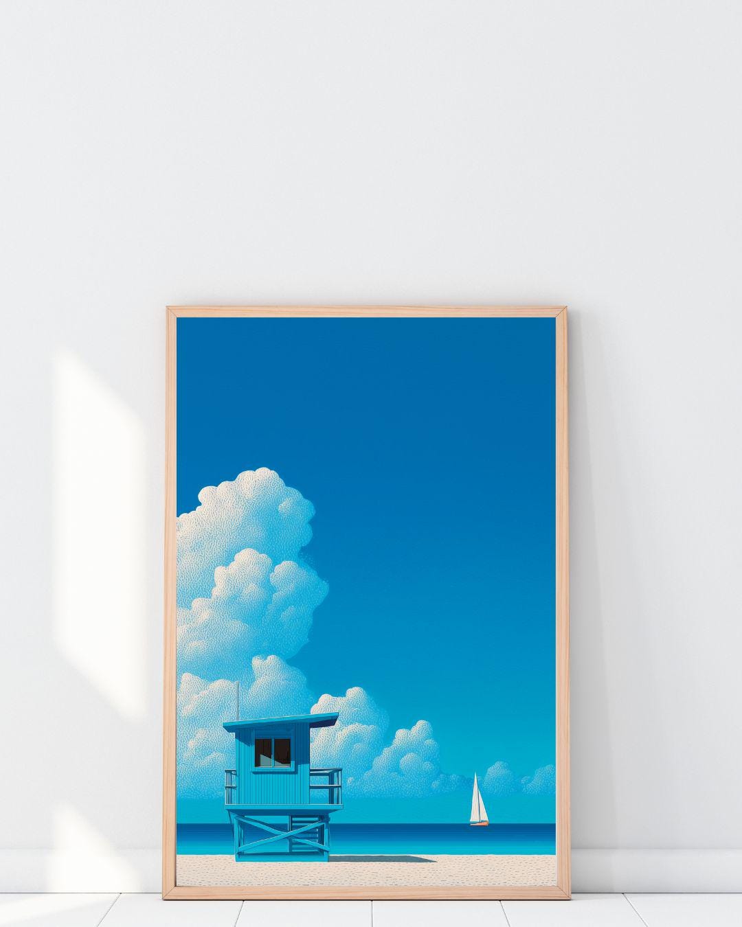 Coastal Beach Art Print