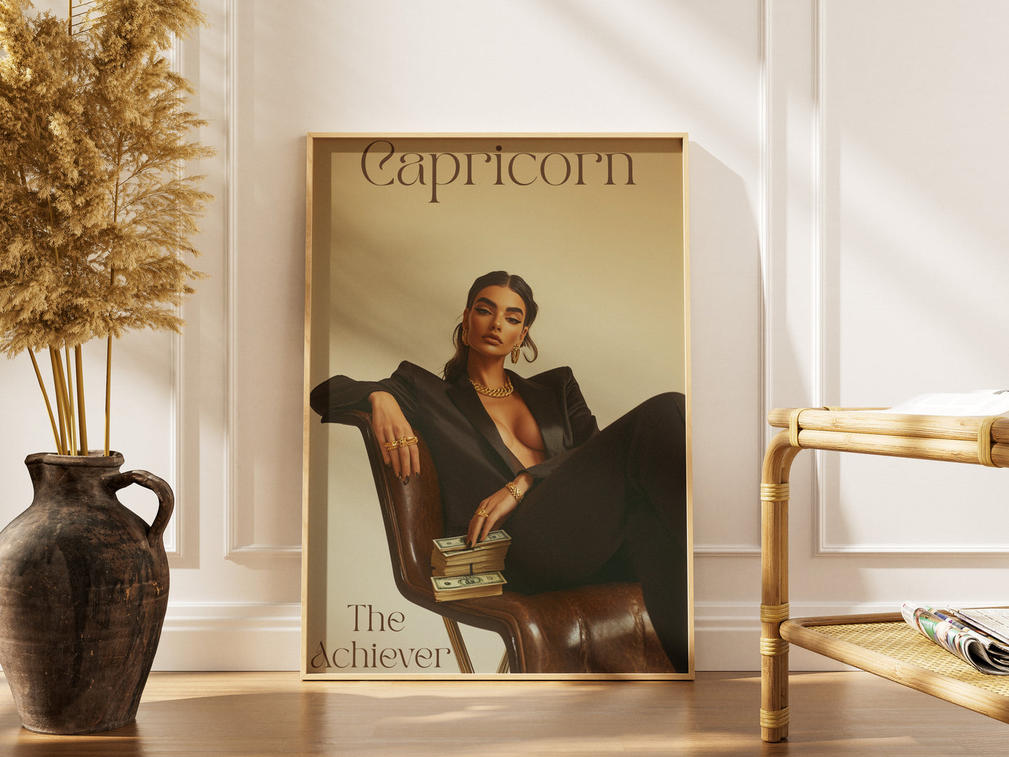 Capricorn Zodiac Sign Art Print