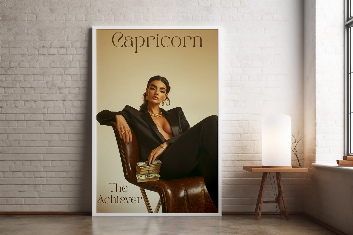 Capricorn Zodiac Sign Art Print