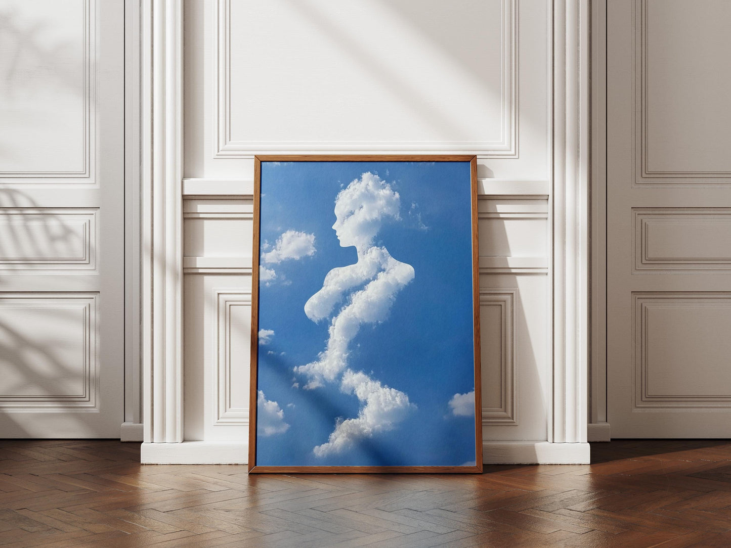 Cloud Woman Art Print