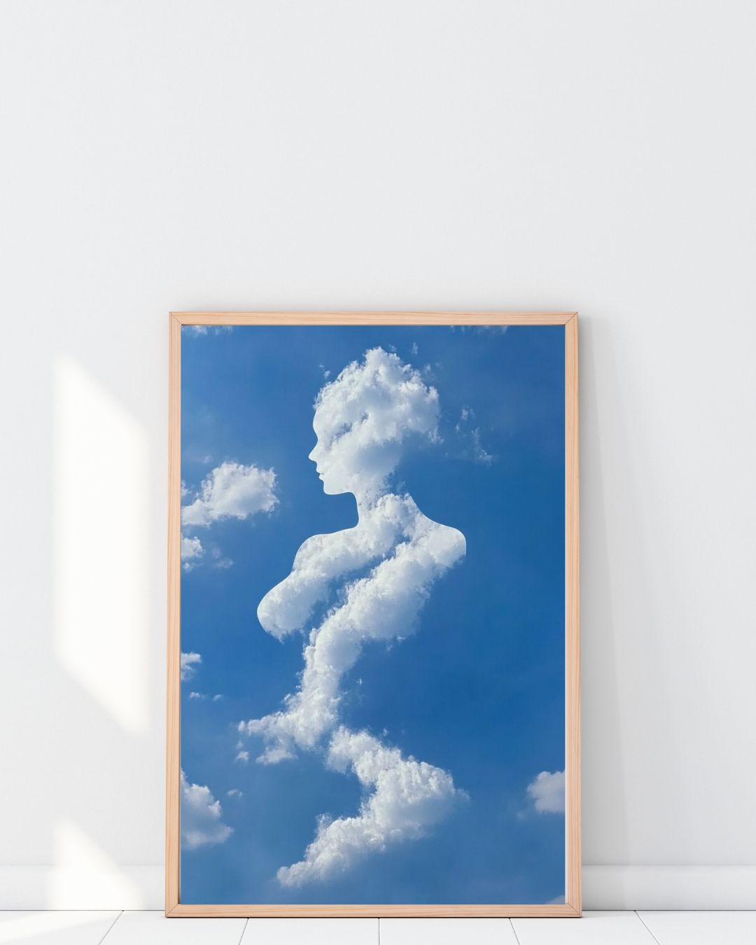 Cloud Woman Art Print