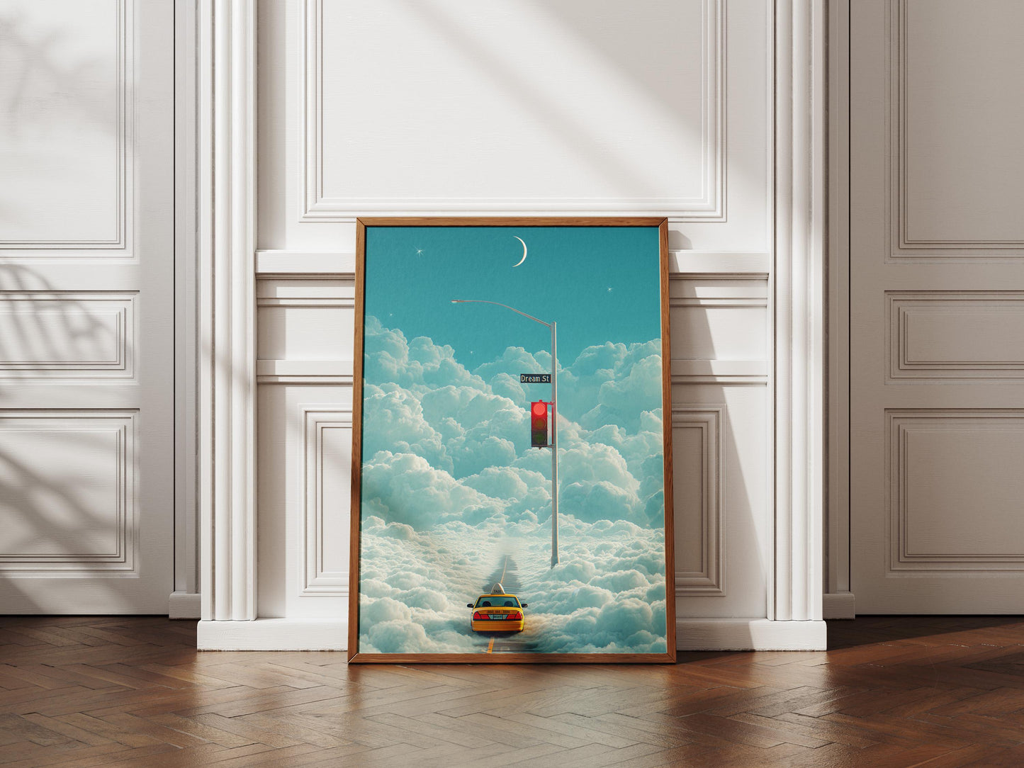 Dreamcore Cloud Taxi Art Print