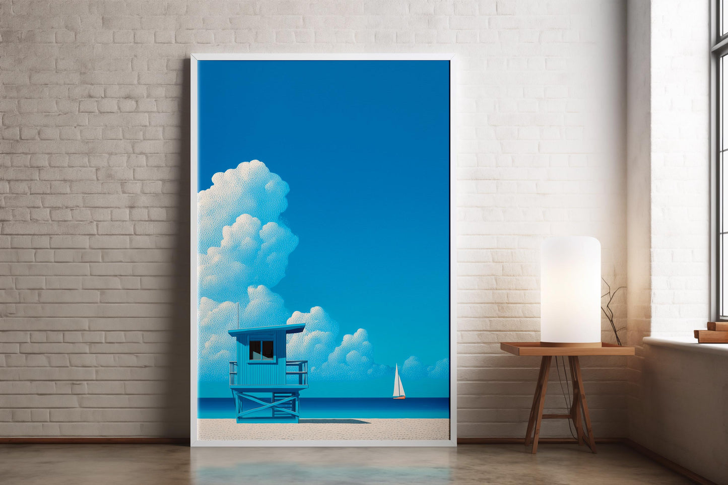 Coastal Beach Art Print