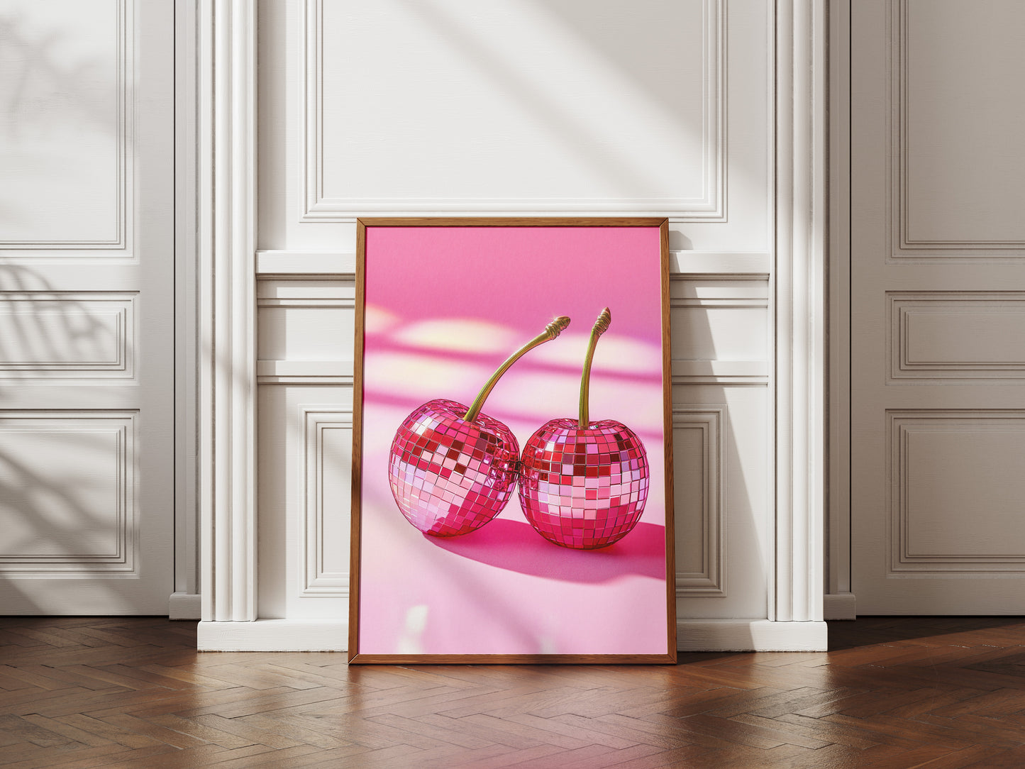 Disco Cherry Art Print