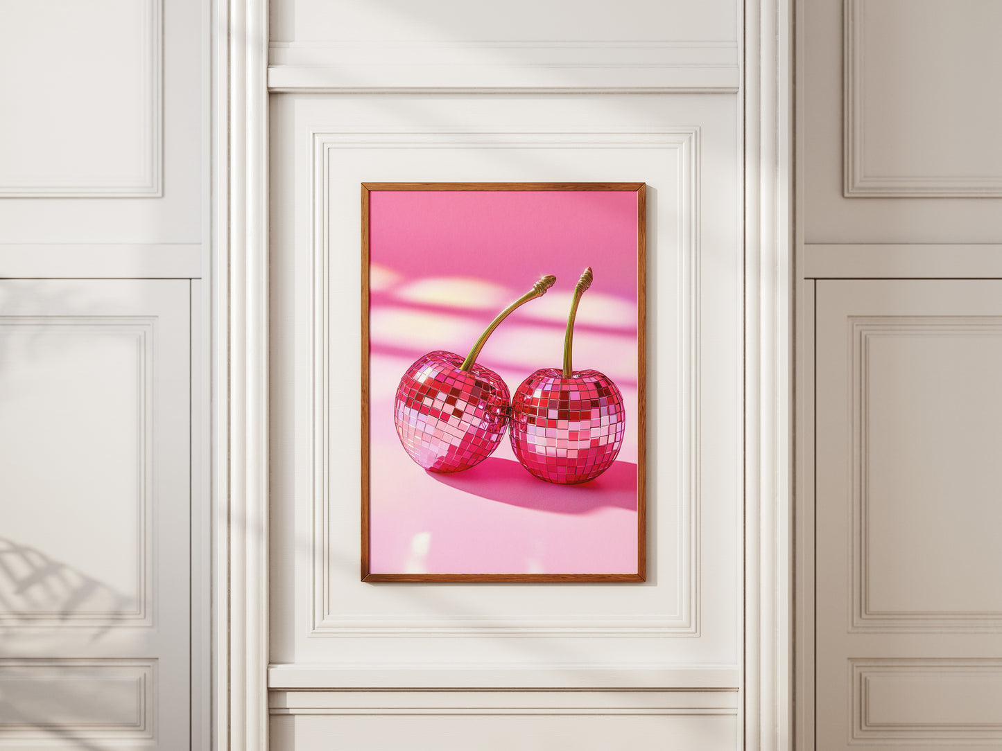 Disco Cherry Art Print
