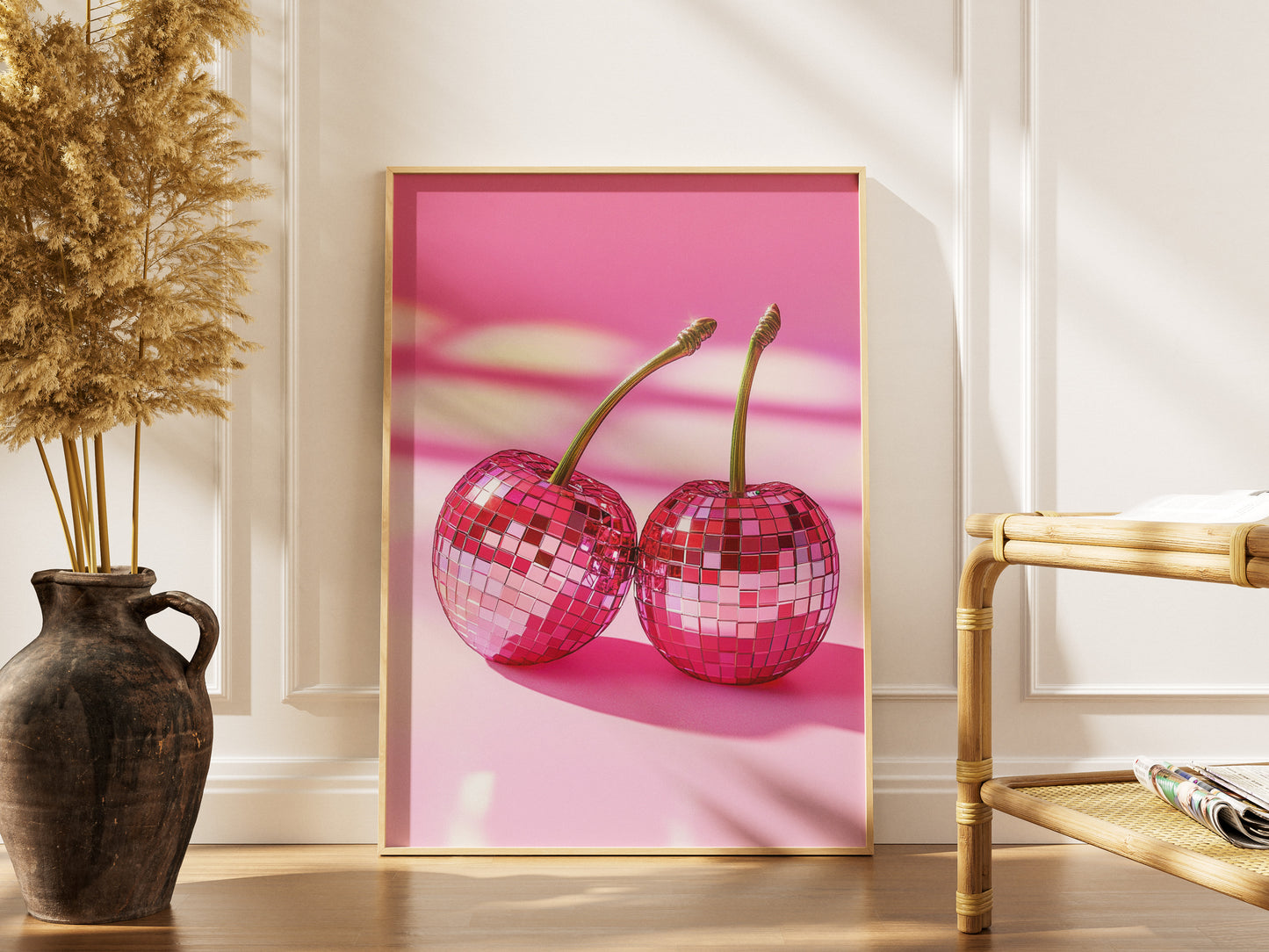 Disco Cherry Art Print