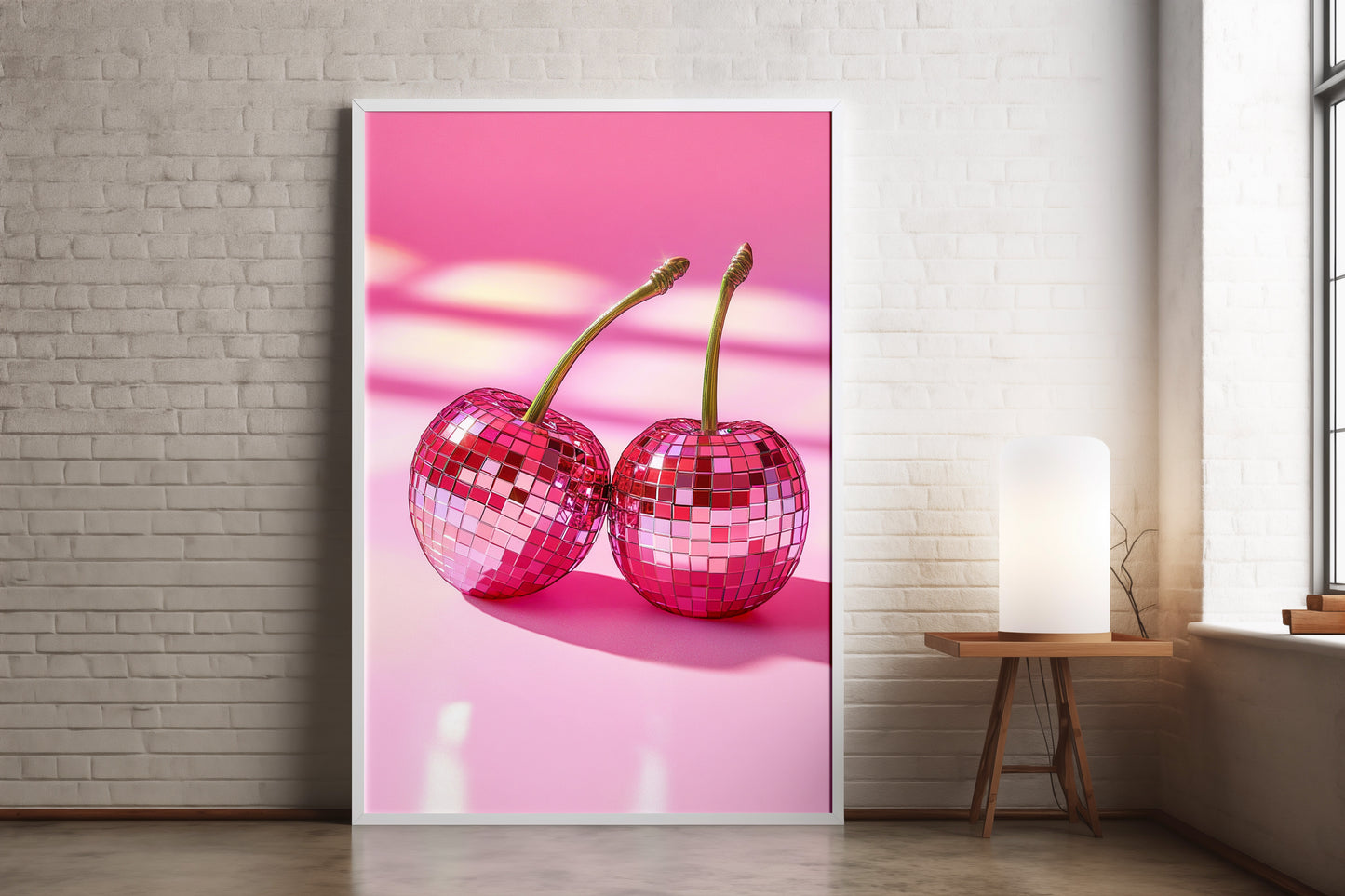 Disco Cherry Art Print