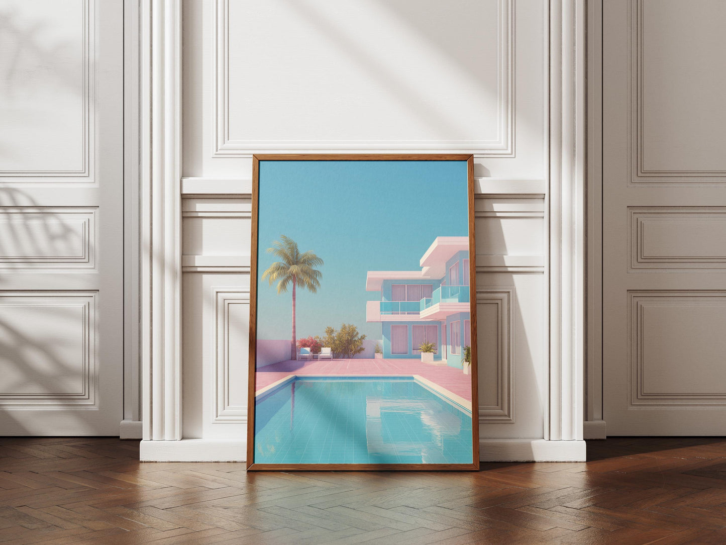 Retro Motel Art Print