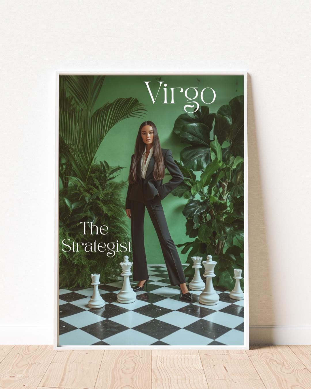 Virgo Zodiac Sign Art Print